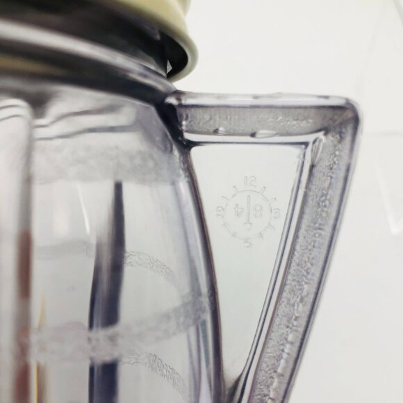 Vtg Osterizer Mini-Blend & Store Plastic Containers Set Of 4 Half Pint Metal Lid - Picture 4 of 9